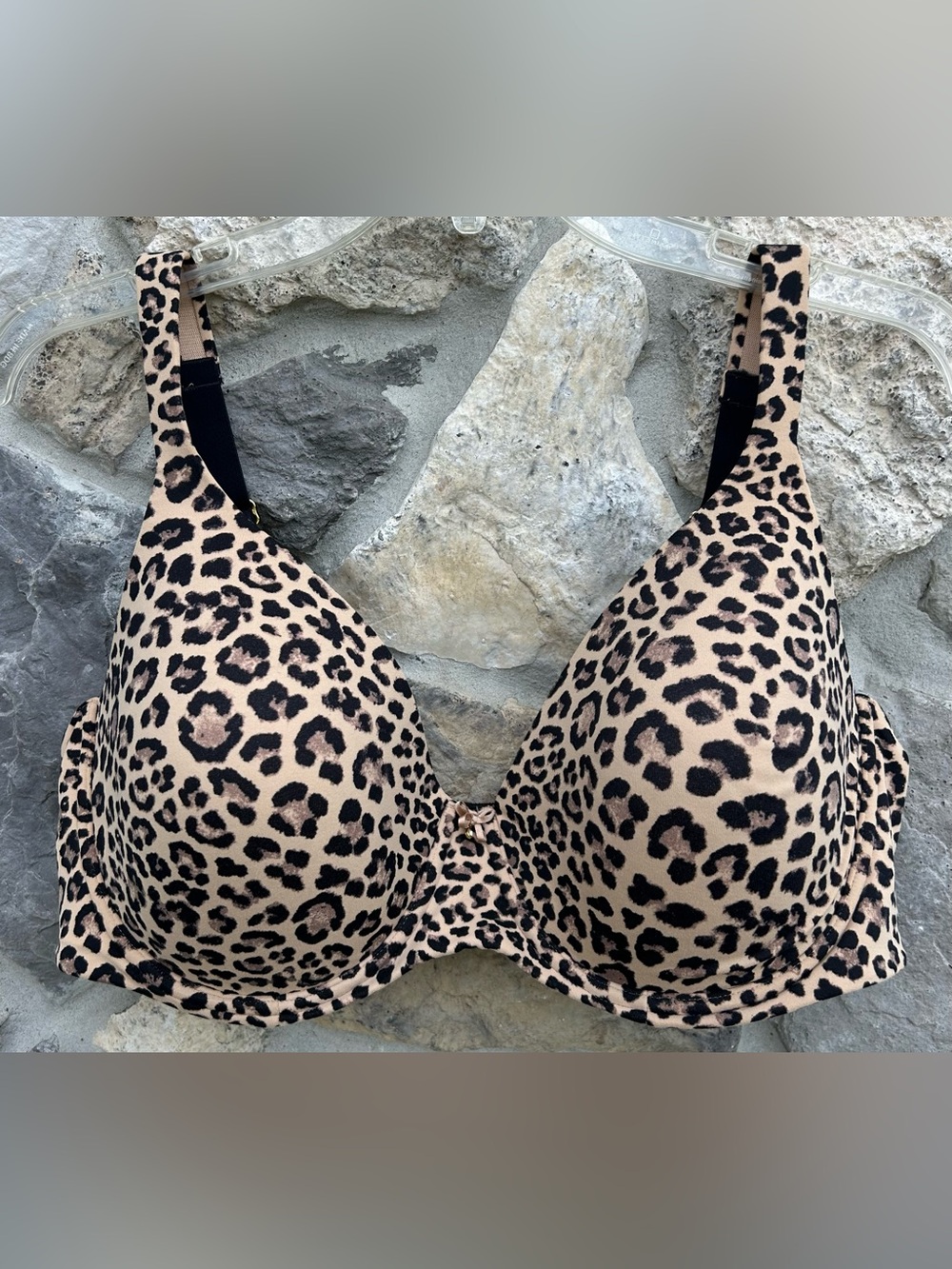 Soma Embraceable Full Coverage Bra Size 42D Leopard Print Every Day Wear